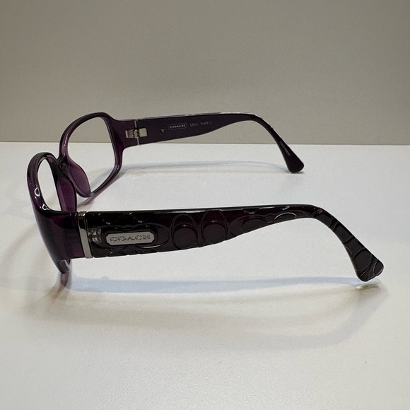 COACH S3011 PURPLE COACH SUNGLASSES FRAMES ONLY 55•15•120 COACH SUNGLASSES FRAME main image 6